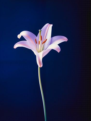 portrait d'une fleur de lys