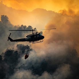 Waldbrand, Italien - 02 von Jorn Wilms