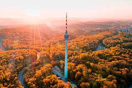 Stuttgart television tower by Hussein Moussaoui