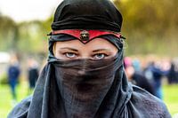 Gesluierde schoonheid