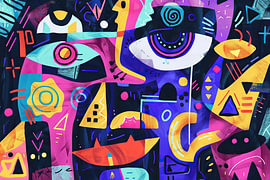 Peinture de Picasso sur Caprices d'Art
