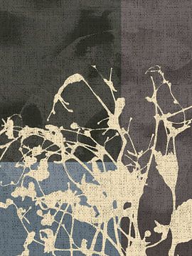Abstrakte botanische Kunst in neutralen Farben I von Dina Dankers