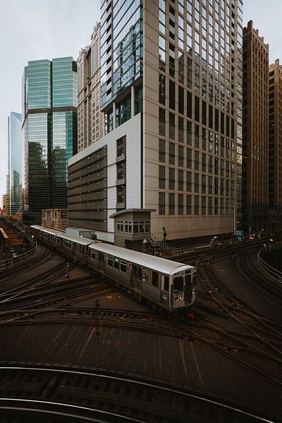 Openbaar vervoer Chicago van Maikel Claassen Fotografie