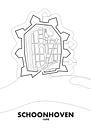 Stadskaart Schoonhoven 1698 van STADSKAART thumbnail