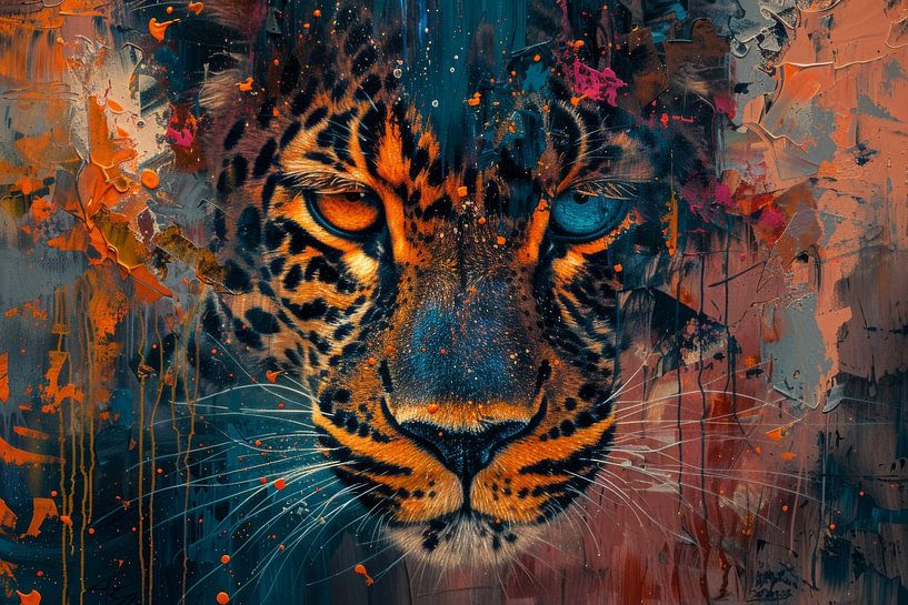 Flammenvision - Leopard - Leistung von Eva Lee