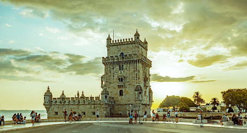 Tower of Belem (sunset) by Stewart Leiwakabessy