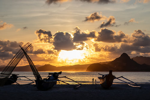 Golden hour on Fisher’s Beach