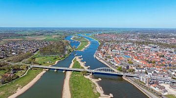 Bridge over the river IJssel near Deventer by Eye on You