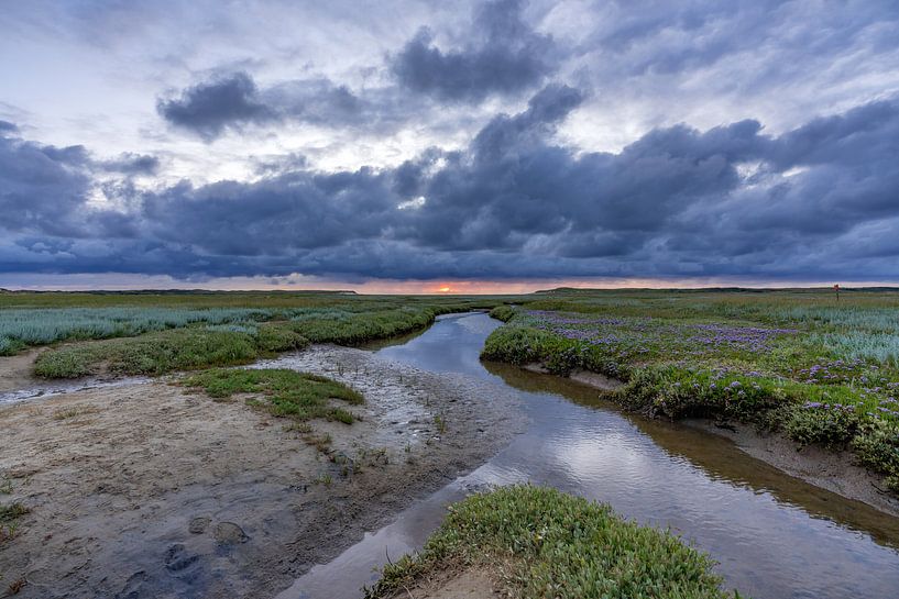 Slufter Texel Sunset par Texel360Fotografie Richard Heerschap