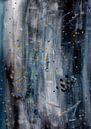 Abstracte aquarel Melkwegschilderij van Laura Dogariu thumbnail