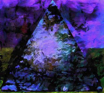 Paarse piramide van Dorothy Berry-Lound