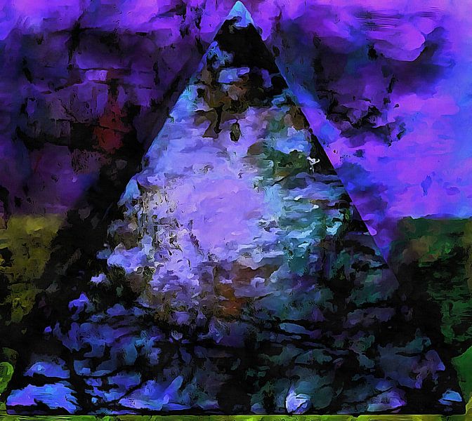 Purple Pyramid by Dorothy Berry-Lound