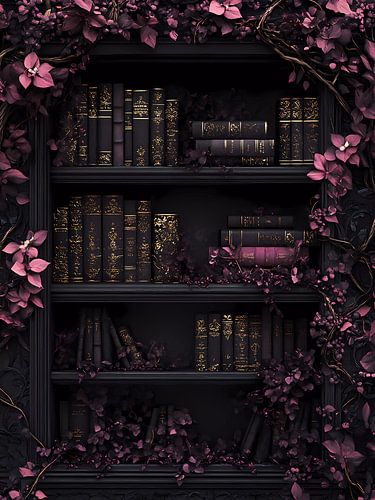 Zwart paarse boekself