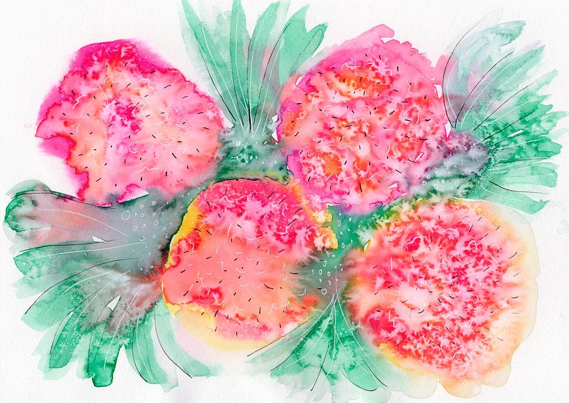 Floral Orange by Irene Hoekstra