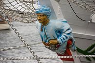 Figurehead on a classic sailing ship by Ed de Cock thumbnail