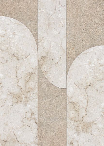 TW Living -  Abstract art HELLA marble by TW living