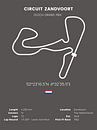 Formel-1-Strecke Zandvoort von MDRN HOME Miniaturansicht