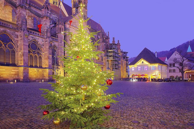 Kerstmarktplaats Freiburg van Patrick Lohmüller