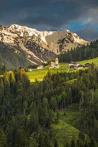 Das Dorf Hollbruck im Pustertal, Österreich