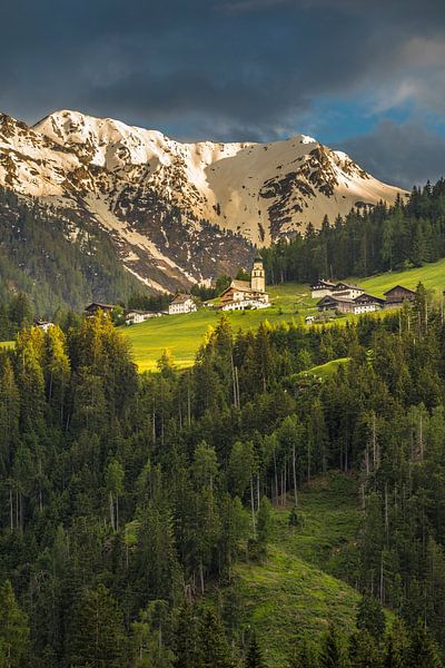 The village of Hollbruck in Val Pusteria, Austria by Christian Müringer
