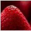 Triptyque macro panorama rouge fraises fraîches et mûres sur Dieter Walther