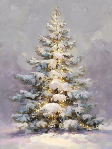 Snowy Christmas Tree