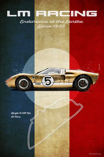 LM Racing Ford GT40 Goud