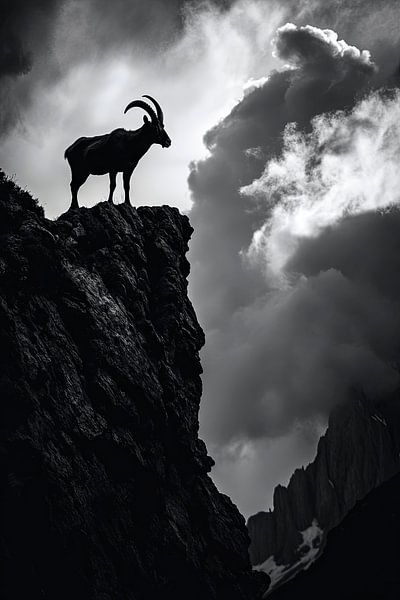 Summit feeling at sunset by Poster Art Shop