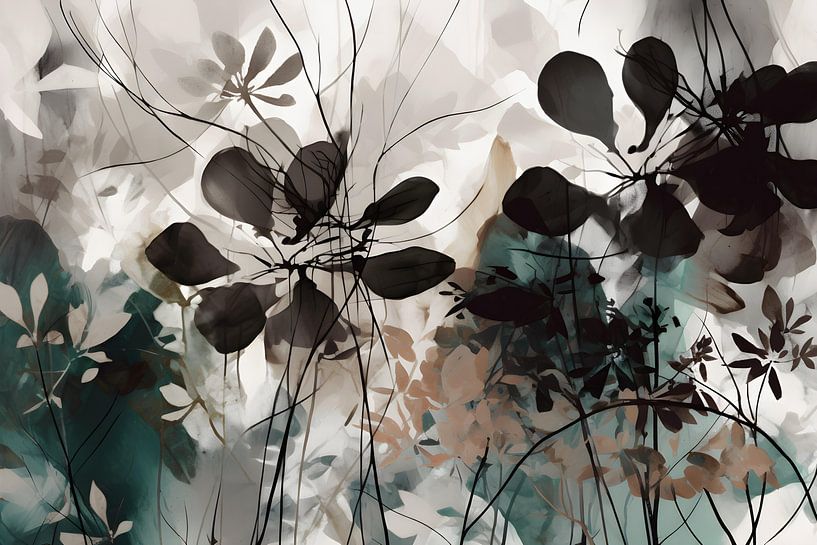 Abstracte natuur van NJ Midnight Studio