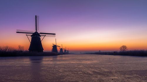 Zonsopgang Kinderdijk
