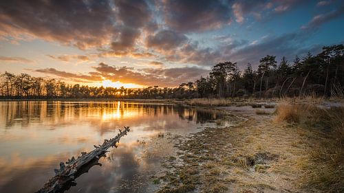 Zonsondergang bij het Buntven
