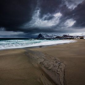 Tempête sur la côte norvégienne sur Marijn Heuts