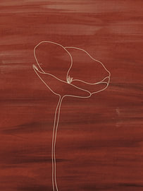 Poppy II – Mohn, abstrakt von Some Kind of Art Studio