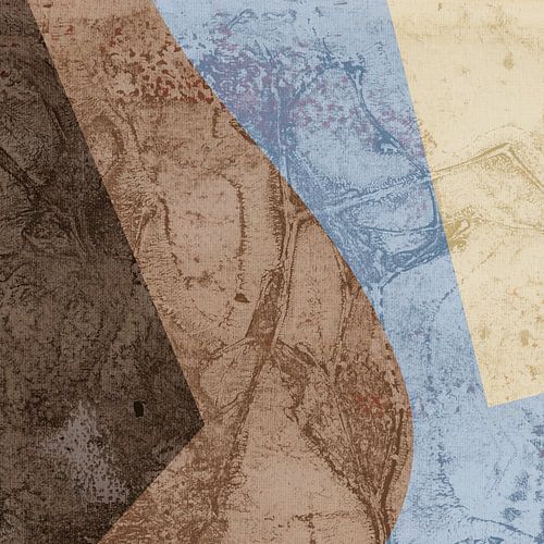 Abstracte vormen in neutrale kleuren