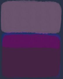 Modern abstract art in lilac, purple, blue and violet by Dina Dankers