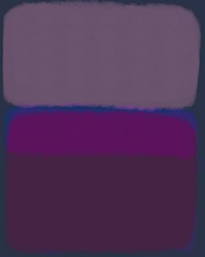 Moderne abstracte kunst in lila, paars, blauw en violet van Dina Dankers