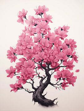 Japandi-Blüte von Bert Nijholt
