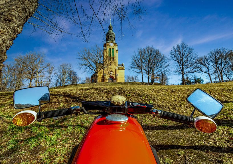 On the road in Chemnitz by Johnny Flash