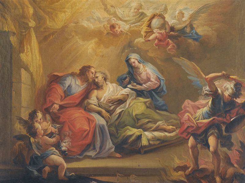 De dood van Sint Jozef, Miguel Parra Abril van Meesterlijcke Meesters