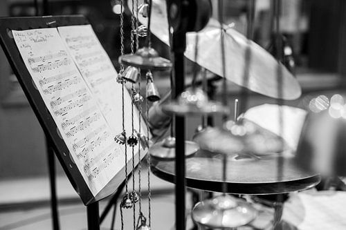 Papiermuziek en drums