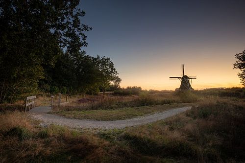 Sunset at De Zaandplatte Windmill in Ruinen by KB Design & Photography (Karen Brouwer)