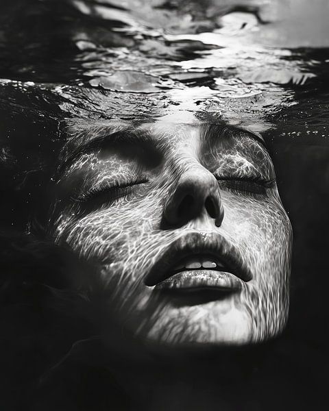 Femme sous l'eau par Dream Drip