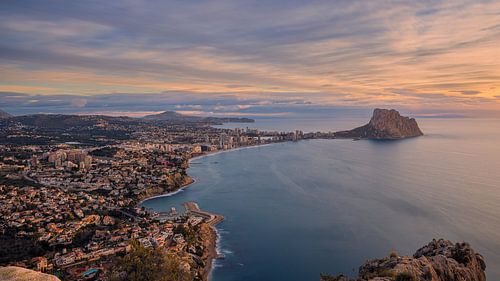 Sonnenaufgang in Calpe, Spanien von Henk Meijer Photography