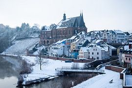 Saarburg in winter with snow by Luis Emilio Villegas Amador
