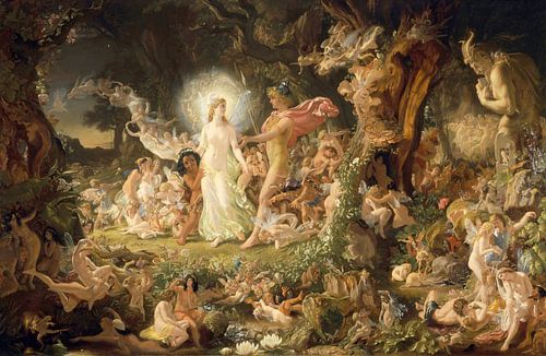 The Quarrel of Oberon and Titania, Joseph Noel Paton
