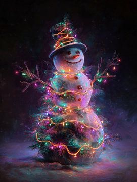 Snowman by ARTEO Paintings