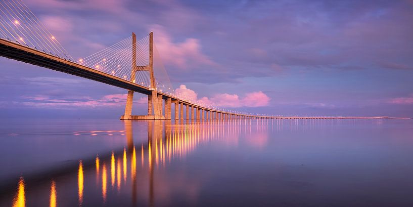 Vasco da Gama Bridge II by Rainer Mirau