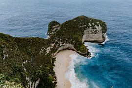 Kelingking beach van Inge Pieck