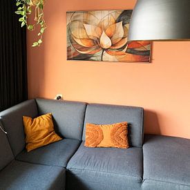 Customer photo: Lotus Abstract by Jacky, on ArtFrame