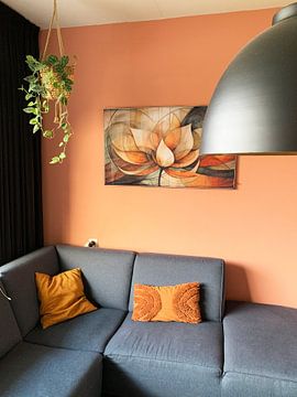 Customer photo: Lotus Abstract by Jacky